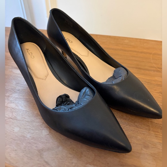 Aldo Shoes - ALDO Black Pointed Toe Heels
